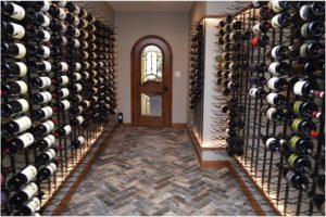 Modern and Traditional Wine Cellar