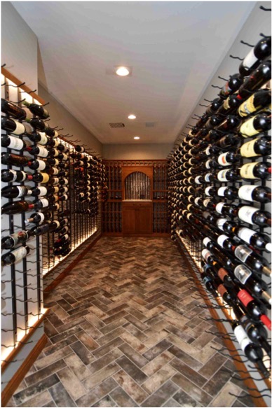 Modern Custom Wine Cellar Design for Construction Project Washington DC