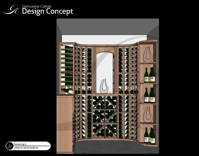 custom residential Baltimore wine cellar design