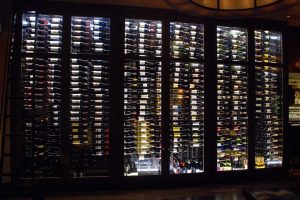 custom glass commercial wine display baltimore md