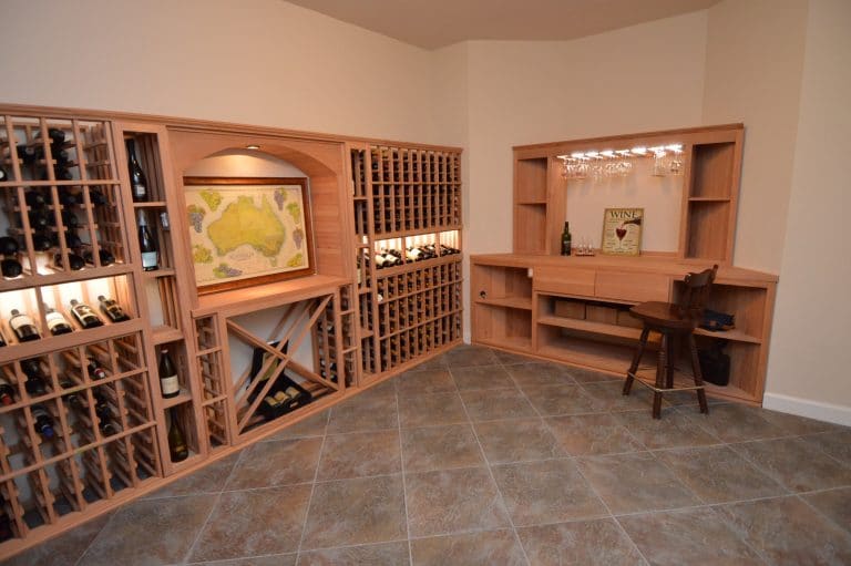 See more residential wine cellar design ideas here!