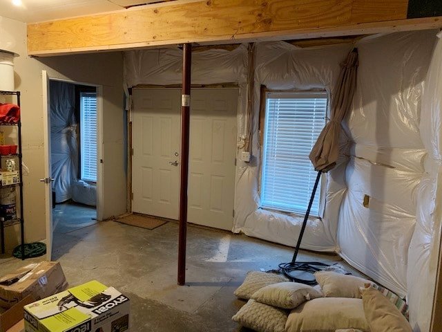 Home Wine Cellar Prepped with Insulation and Vapor Barrier