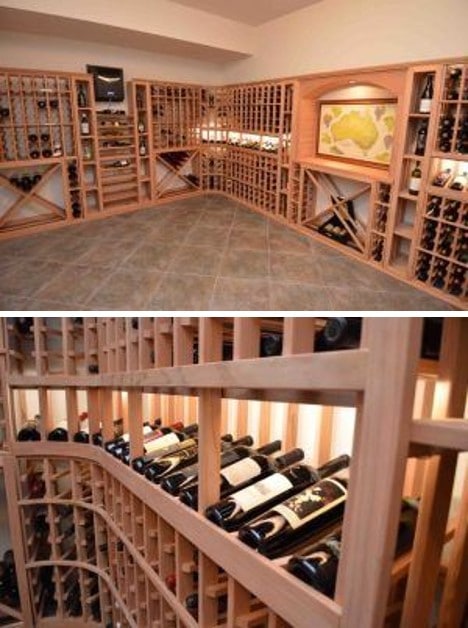 Beautiful Home Wine Cellar Created by Master Builders in Mclean, Virginia