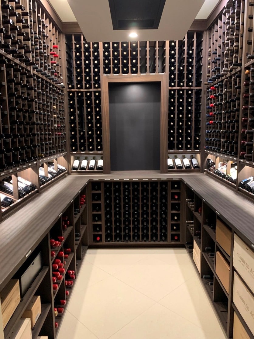 Transitional Home Wine Cellar Maryland