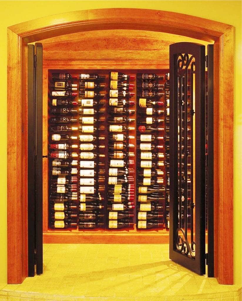 Contemporary Wine Cellar Design with VintageView Wine Racks 
