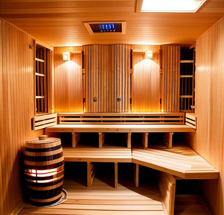 Electric Home sauna with Electric Sauna Heater