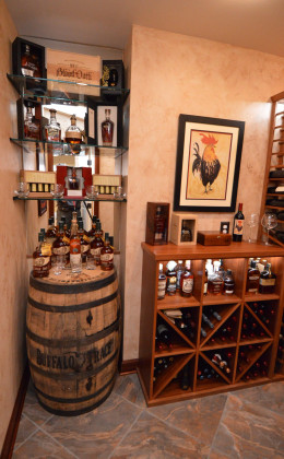 Your custom home wine cellar can include personal touches and artwork that reflects your style and personality.