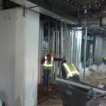 Each section must be framed, wired, and ducted properly.