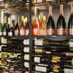 Flexible options in racking allow for many types of bottles to be stored in the Rosewood Hotel wine cellar.