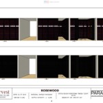 Digital Rendering of Complete Rosewood Hotel Wine Racking