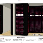 Digital Rendering of Rosewood Hotel Custom Racking Section 3