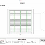 Custom Wine Cellar Lighting Design, Wall A