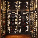 This nook gives Rosewood Hotel guests a quiet place to look at the wine selections.