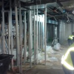 Wine Cellar project under construction at the Rosewood Hotel.