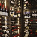 An innovative design allows bottles to be stored label-forward, cork-forward, or upright.