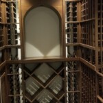 A tasting nook gives you a place to store glasses, notebooks, and other accessories.