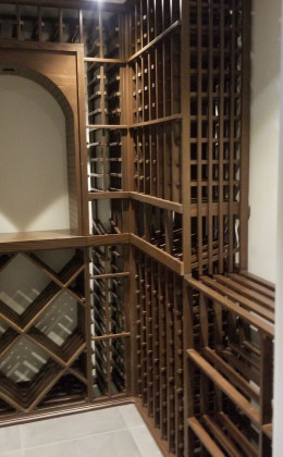 Corners can be tricky. A configuration like this makes the most use of the available space.