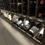 LED lighting is the perfect way to highlight the display row in this Maryland home wine cellar. What vintages would you show off in your custom cellar?