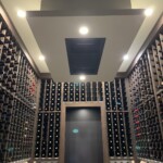 This Whisperkool Ceiling Mount 8000 series does a fantastic job cooling this home wine cellar.