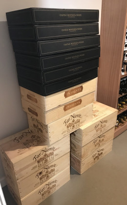 We can customize your own wine storage to accommodate bottles of any size as well as cases.