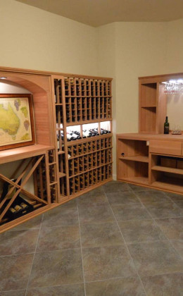 The Map of Australia on the left is the owner's own personal collection, which he bought during his trip to the country.